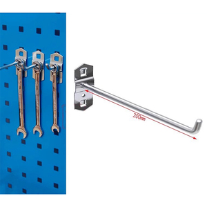 Convenient Car Detail Shop Organization <strong>Tool</strong> Stand with Square Hole Pegboard <strong>Hooks</strong> Hanging Table <strong>Tools</strong> <strong>Hook</strong> - Product Image 2