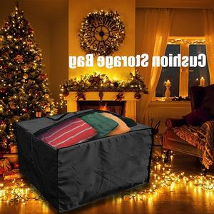 Otras fundas para cojines, bolsa de almacenamiento de 81x81x61cm, impermeable, a prueba de polvo, funda decorativa navideña, rectangular, de fibra de poliéster - Product Image 1