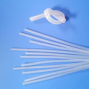Soft Plastic 1mmIDx3mmOD High Temperature Heat Resistant Flexible Vacuum Tubing Silicone Rubber Hose Tube