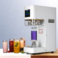 Machine de scellage électrique automatique MOSEENER pour bocaux en plastique, canettes de jus et bouteilles de boissons