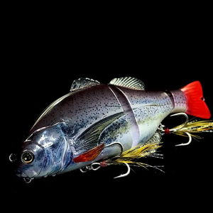 NOUVEAU Leurre de pêche Swimbait, gros leurre artificiel dur, 160 mm, 70 g, leurre articulé <span class=keywords><strong>pour</strong></span> la pêche au prédateur, wobbler, minnow, brochet - Product Image 4