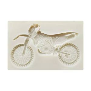 Suministro <span class=keywords><strong>de</strong></span> fábrica barato 3D todoterreno carreras motocicleta forma silicona DIY pastel <span class=keywords><strong>Fondant</strong></span> decoración Chocolate galleta gelatina molde - Product Image 2