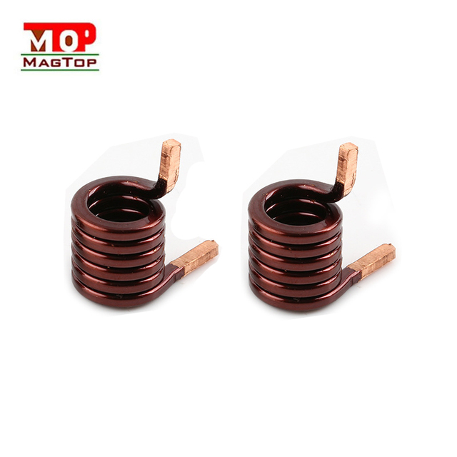 Enamelled Flat Copper Wire Air Core Coil Electronic Inductor Choke Winding Coil for High Frequency Transformer
