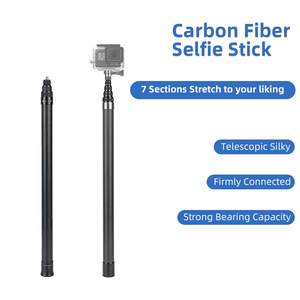 1,5 m/59 pulgadas 3m/118 pulgadas palo de Selfie ajustable poste de extensión de fibra de carbono Invisible para <span class=keywords><strong>Insta360</strong></span> X3 <span class=keywords><strong>ONE</strong></span> <span class=keywords><strong>X2</strong></span> <span class=keywords><strong>accesorios</strong></span> de acción - Product Image 4
