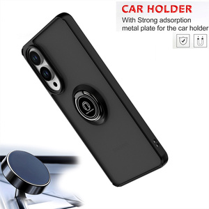 Funda Protectora para Teléfono con Soporte Giratorio de Metal Translúcido para <span class=keywords><strong>Tecno</strong></span> Spark 40 Pro 40C/Camon 30 Pro/<span class=keywords><strong>Pova</strong></span> 7 6 Pro/Pop 10, Cubierta Magnética - Product Image 4