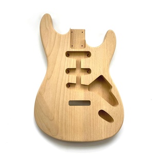 Cuerpo de Guitarra Personalizado de Madera de Aliso sin Acabado para Kit de Bricolaje - Product Image 2