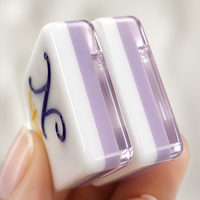 Tuiles de Mahjong Personnalisées de Luxe en Mélamine et Acrylique - Jeu de Société Durable et Écologique, Coffret Cadeau pour Détaillants et Clubs