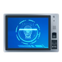 Panneau PC Win11 en métal Réseau personnalisé RJ45 LAN COM HDM1 ID IC Card Kiosk Monitor Embedded Panel Mount Industrial Computer PC