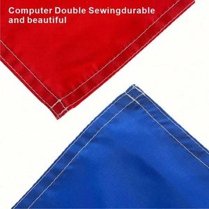 ธงชาติจีนแบบแขวนพกพาสำหรับใช้งานกลางแจ้ง ผลิตจากโพลีเอสเตอร์ พิมพ์ลายดิจิทัลบนเสาธง ABS รูปทรงสี่เหลี่ยมผืนผ้า สำหรับติดตั้งเป็นธงประจำประเทศ - Product Image 4