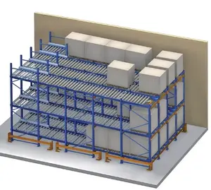 Scaffale di stoccaggio per scaffalature industriali pesanti