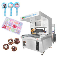 Machine automatique de remplissage de chocolat et de bonbons en acier inoxydable à 4 couleurs pour la décoration de gâteaux, desserts et macarons