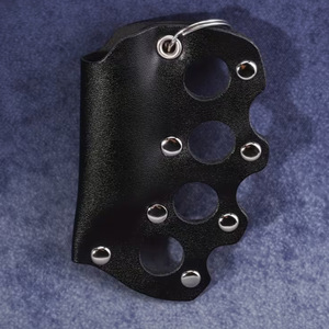 En stock: Funda para encendedor tipo Knuckle Duster, encendedor de exterior con llavero, funda de cuero, funda para encendedor de hombre de cuero PU. - Product Image 4