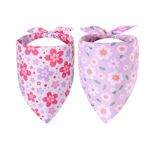 Bandana para Cães com Padrão Duplo Lado em Tecido Premium Durável, Babadores Reversíveis em Triângulo para Filhotes - Product Image 5