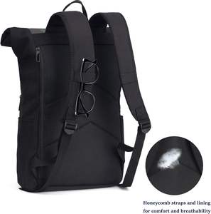 Mochila Enrollable de Viaje, Nueva, Impermeable, de Cuero, Plegable, para Estudiantes, Mujeres, para la Escuela, para Portátil - Product Image 5