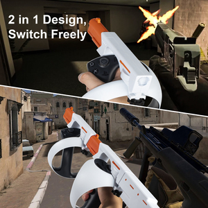 Pistolet à rupture rapide Stock magnétique sens tir pour PlayStation <span class=keywords><strong>VR</strong></span> <span class=keywords><strong>2</strong></span> contrôleur de jeu pistolet Stock pour accessoires <span class=keywords><strong>PS</strong></span> VR2 - Product Image 6