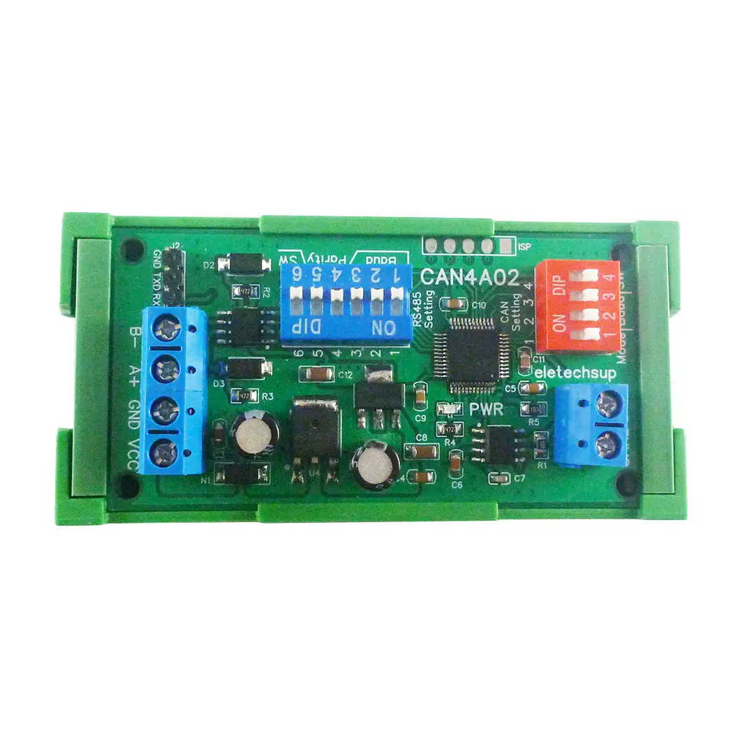 2X CAN a RS485 RS232 RS422 CANBUS Serial Protocal Converter Módulo de transmisión de datos transparente de 2 vías CAN 2,0