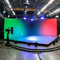 Película VR inmersiva para interiores, producción Virtual P1.95 P2.6 P2.9, pantalla de visualización de pared de vídeo Led para pantalla de estudio de grabación de película Xr