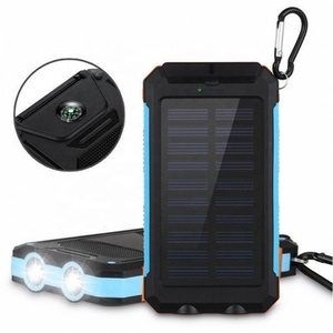 Tendance Vente Chaude Nouveaux Produits Portable Étanche Double USB Chargeur de Téléphone <span class=keywords><strong>Mobile</strong></span> Banque D'énergie Solaire - Product Image 2