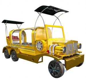 รถศพโบราณ 6 ล้อ รุ่นโกลเด้น วินเทจ สไตล์คลาสสิกสำหรับพิธีศพ - Product Image 1