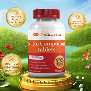 Высококачественная добавка для здоровья, оригинальные капсулы наттокиназы, дноуглубительные работы для мозга, смягчающий тромболитический софтгель - Product Image 3
