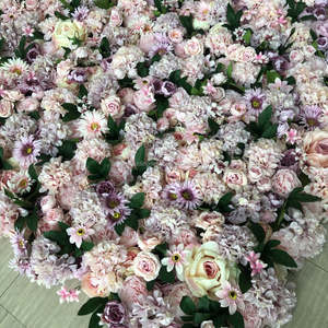 <span class=keywords><strong>Poney</strong></span> อย่างไม่น่าเชื่อและดอกกุหลาบผนังดอกไม้ดอกไม้ประดิษฐ์แผงผนัง - Product Image 4