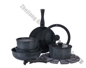 Ensemble de casseroles à induction 15 pièces, ensemble de casseroles et poêles antiadhésives avec poignées <span class=keywords><strong>amovibles</strong></span> - Product Image 1