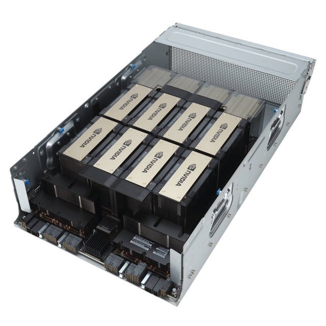 ESC N8-E11 7U Rack-Mounted AI Server Dual 5th Gen Xeon / 8x H100-HGX / 64GB DDR5 ECC Memory Designed Generative Large Stock