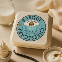 Étiquettes d'emballage alimentaire rondes personnalisées, autocollants adhésifs en rouleau, étiquettes imprimées pour boîtes à gâteaux au fromage