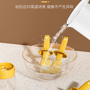 Cartoon Glass Oil Brush <b>Silicone</b> Handle PP Bristles Heat Resistant For BBQ <b>Baking</b> Kitchen Use - Product Image 4