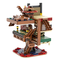 Demon Slayer Building Kimetsu No Yaiba Infinite City MOC MOOXI MOC1212 Film DIY Enfants Garçon Filles Jouets Blocs de Construction Briques
