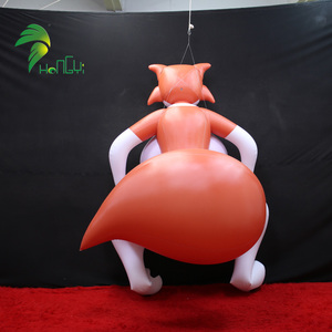 Poupée <span class=keywords><strong>gonflable</strong></span> personnalisée Hongyi Fire fox avec <span class=keywords><strong>animal</strong></span> sphérique, poupée <span class=keywords><strong>gonflable</strong></span> sexy pour fille - Product Image 4