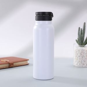 Nueva Botella de Agua Deportiva Magnética de 24 oz, Vaso de Acero Inoxidable al Vacío con Tapa Circular Magnética Negra - Product Image 1