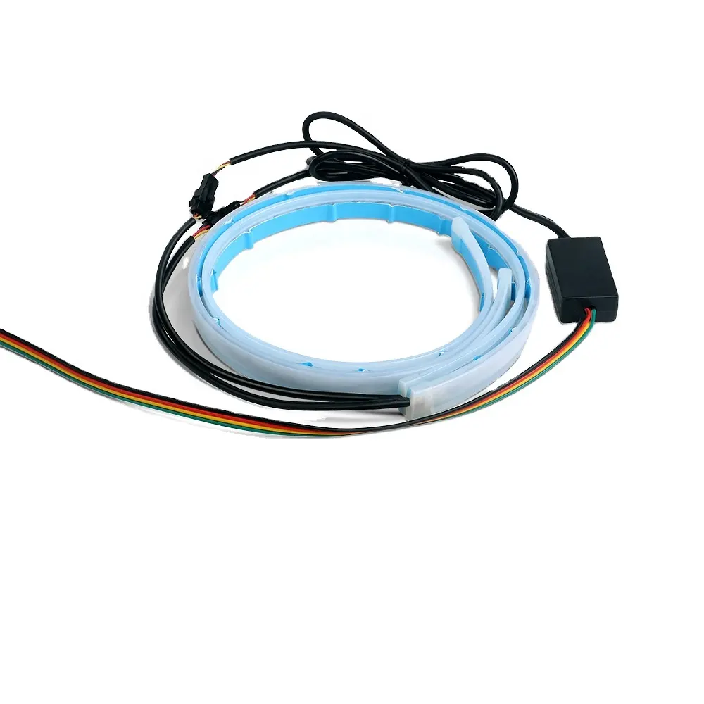 RGB Flexible LED DRL Strip for Headlight 60CM 45CM 30CM Daytime Running Light Yellow Color 30cm 45cm Flexible LED Strip