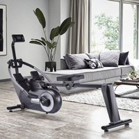 Ejercicio de cuerpo completo Remos dobles Remo Máquina de espalda baja Equipo hidráulico doméstico Fitness multifunción