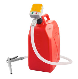 Portable 3.2GPM Manual Nozzle Fuel Transfer <b>Pump</b> <b>Battery</b> Operated Leak-Proof and Plastic Material Cordless Diesel Transfer <b>Pump</b> - Product Image 1