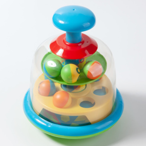 Giocattolo Educativo Montessori per Bambini in Età Prescolare, Palla Girevole da Pressare <span class=keywords><strong>e</strong></span> Girevole, Gioco Sensoriale per lo Sviluppo della Motricità Fine - Product Image 5