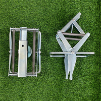 Piège à taupes robuste en acier galvanisé, écologique, étanche, type ciseaux, éliminateur de taupes puissant pour jardin et pelouse