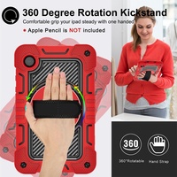 B2B 360 °   Étui de tablette robuste hybride antichoc avec béquille rotative pour l'école, le travail, vente en gros pour Samsung Tab A9/Tab A11 8,7 pouces