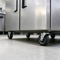 Congélateur commercial à six portes pour la restauration, les hôtels et les projets d'ingénierie de stockage frigorifique