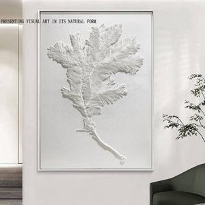 Pintura al Óleo Acrílica Hecha a Mano con Textura 3D, Estilo Minimalista Wabi-Sabi, para Sala de Estar, Venta al Por Mayor Personalizada - Product Image 2