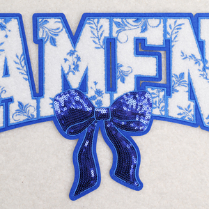 Manufactory Wholesale Patches Embroidered <b>Large</b> Chenille Patches Easter Chenille Patches Iron On - Product Image 3