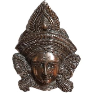 Parijat ที่แขวนผนังทำจากโลหะลายเทพธิดาโบราณขนาด22.5ซม. x 6.25ซม. x 27.5ซม. ของตกแต่งแจกันติดผนัง - Product Image 5