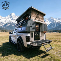 KYKY Camper A02 – Camping-car pick-up en aluminium à coque rigide avec douche et toilettes intégrées pour Gladiator Ranger