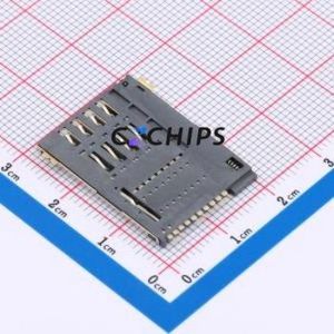 BX-SIM-1.85H62PJ SIM Card Connector SMD Connector Self-Return Type Mini SIM Card Card Holder 1.85mm - Product Image 2