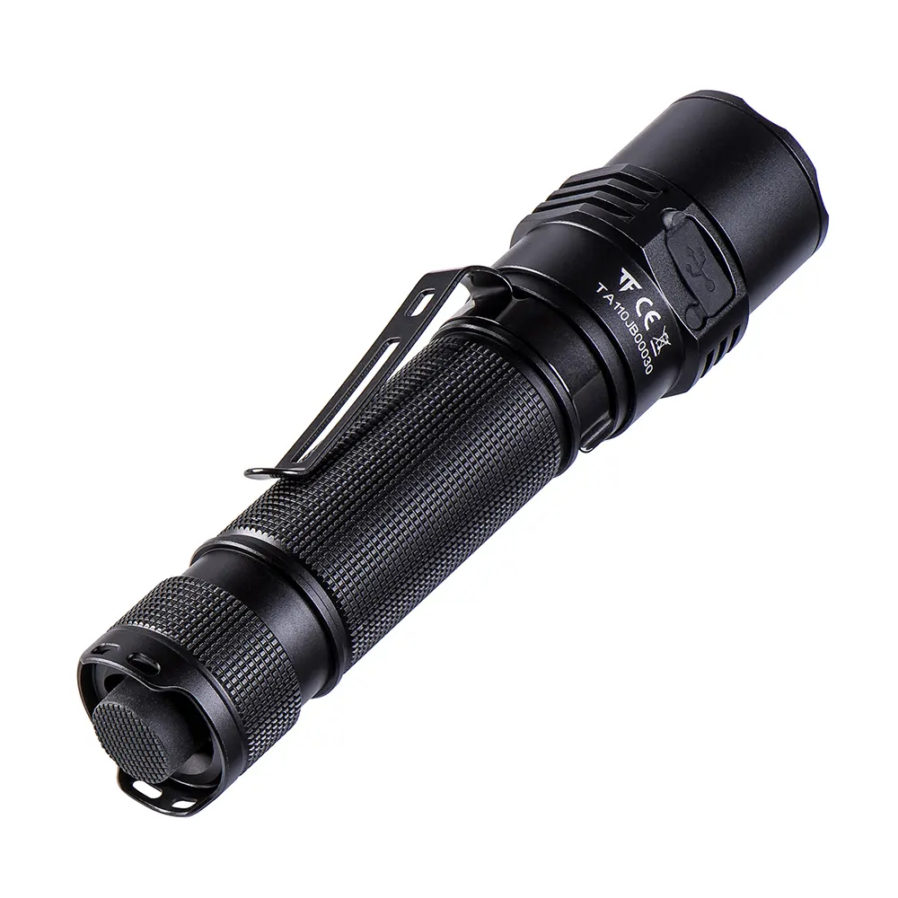 Trustfire Touch Light Led Flashlight Torch T11R 1800Lm Emergency Light Rechargeable 18650 Type C Tactical Flashlight