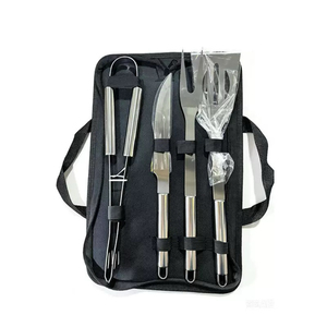 IStapromo Gifts Ensemble d'outils de barbecue, accessoires de qualité supérieure, kit de barbecue en acier inoxydable, pour grillades en plein air, résistant à la chaleur, facile à nettoyer - Product Image 5