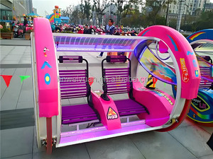 Atracción de Parque de Diversiones 360 Car Ride Le Bar, Columpio Giratorio de 360 Grados, Moonwalk Rodante, en Venta SC-02, Atracción Comercial Happy Car Ride SC-02 - Product Image 2