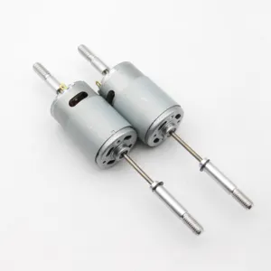 Exceed Motor Low Voltage Fan Motor Micro 550/555SH 7.4V Carbon Brushed PMDC Motor for Electric Fan