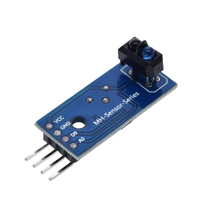 TZT TCRT5000 Infrared Reflective IR Photoelectric Switch Barrier Line Track Sensor Module blue