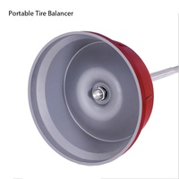 Équilibreuse dynamique et équilibreuse de moyeu de roue portable de petite taille, précision 1g, diamètre de roue max. 24 pouces pour l'équilibrage dynamique des pneus